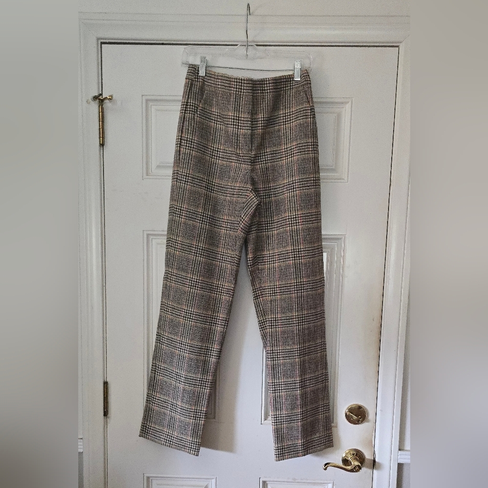 J Crew Classic Wool Plaid Pants Suit